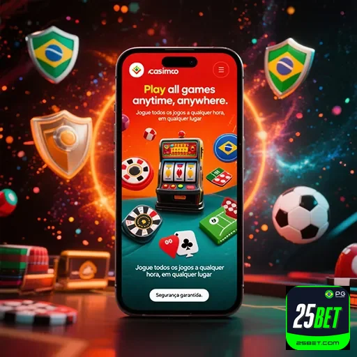 Imagem da app 25bet mostrando opções de apostas, promovendo o site 25bet para apostas esportivas.
